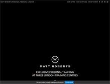 Tablet Screenshot of mattroberts.co.uk
