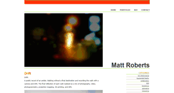 Desktop Screenshot of mattroberts.info